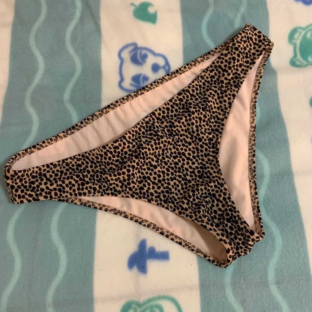 SHADE & SHORE | Leopard Animal Print Bikini Bottoms